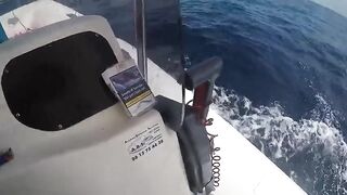 Audace trombata in barca